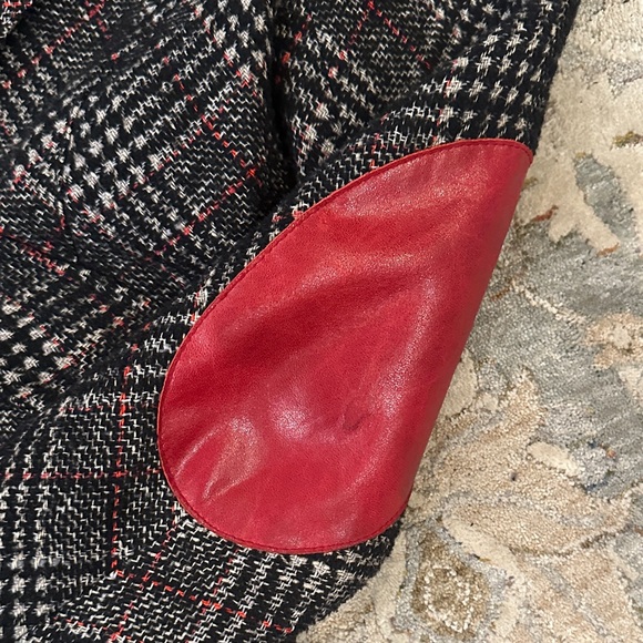 Smythe equestrian Black and White Plaid Blazer - Picture 9 of 15